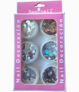 Nail Decoracion Purpurina