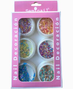 Nail Decoracion Purpurina