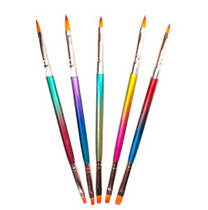 Set de 5 pinceles doble punta