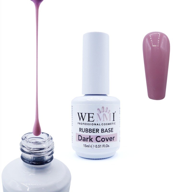 Rubber Base Dark Cover 15ml | Rubber Base de Wemmi