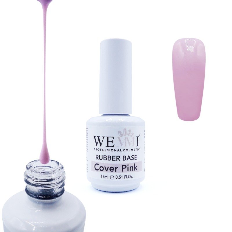 Rubber Base Cover Pink 15ml | Rubber Base de Wemmi